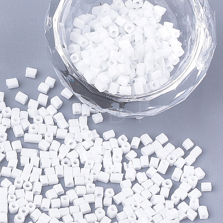 Baking Paint Glass Beads SEED-S023-11B-15-1
