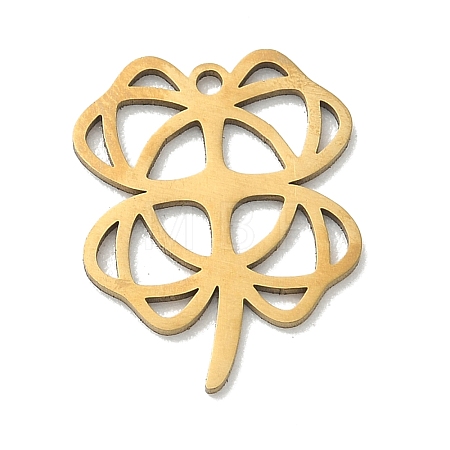 Hollow 201 Stainless Steel Pendants STAS-B136-13G-1