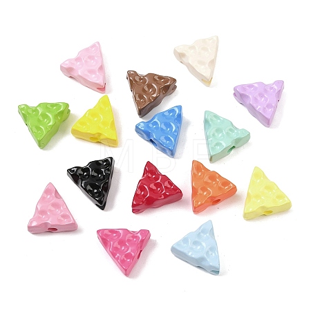 Opaque Acrylic Beads OACR-I029-03-1