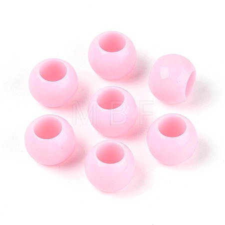 Opaque Acrylic Beads SACR-N018-05C-1