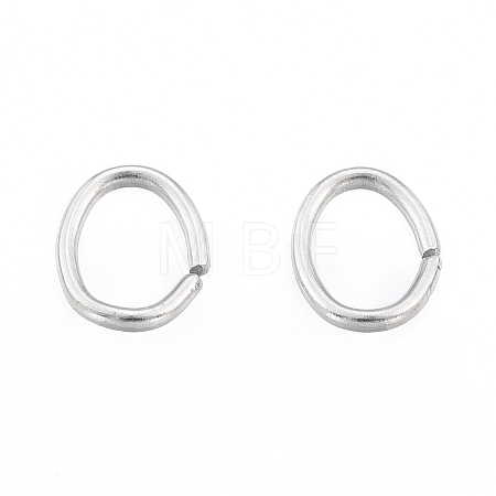 Non-Tarnish 304 Stainless Steel Open Jump Rings X-STAS-N092-172A-01P-1