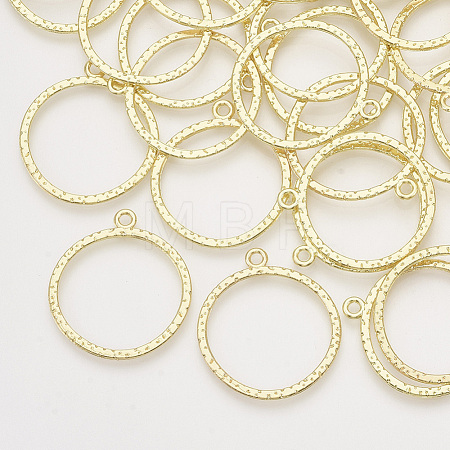 Alloy Open Back Bezel Pendants X-PALLOY-S121-195-1