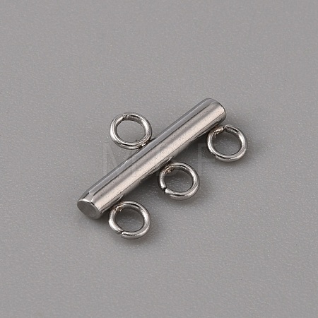 201 Stainless Steel Chandelier Component Links X-STAS-WH0043-06B-P-1-1