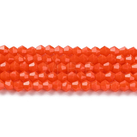 Opaque Solid Color Imitation Jade Glass Beads Strands LS-EGLA-A039-P4mm-D03-1