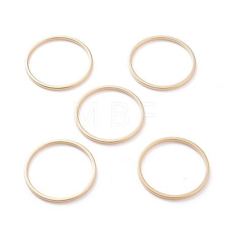Brass Linking Rings X-KK-Y003-03G-G-1