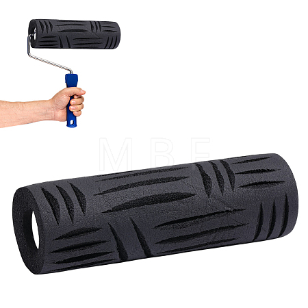 Synthetic Rubber Texture Paint Roller DIY-WH0591-632C-1