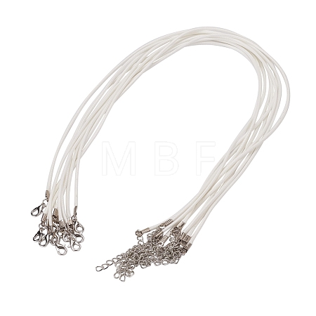 Waxed Cord Necklace Making X-NCOR-T001-82-1