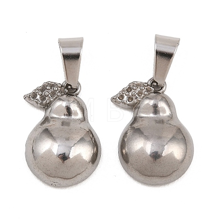 304 Stainless Steel Pendant Rhinestone Settings STAS-B167-25P-1