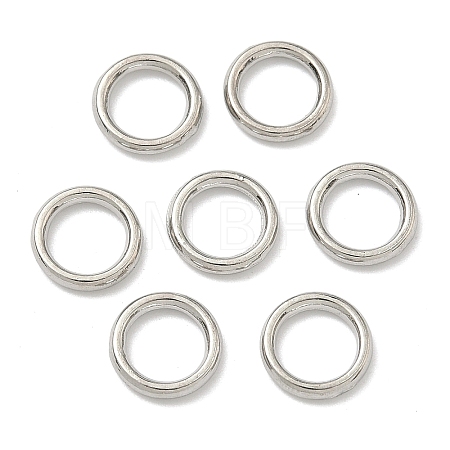 Alloy Soldered Closed Jump Rings PALLOY-H039-P-1