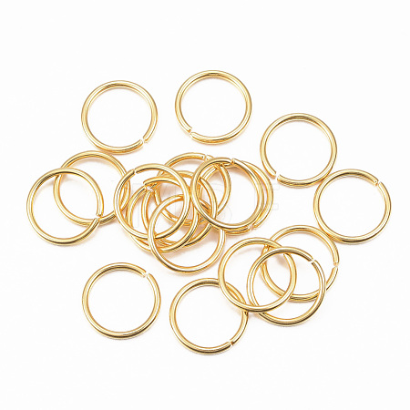 304 Stainless Steel Open Jump Rings X-STAS-H396-B-01G-1