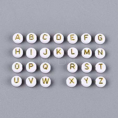 Opaque Acrylic Beads SACR-Q001-08A-M-1
