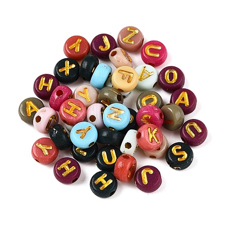 Plating Acrylic Beads PACR-T017-02M-1