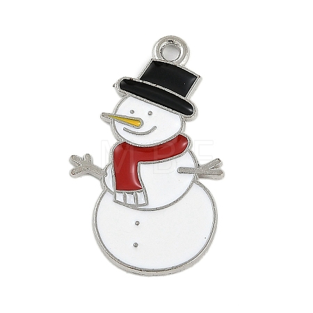 Christmas Theme Alloy Enamel Pendants ENAM-Z020-02J-1