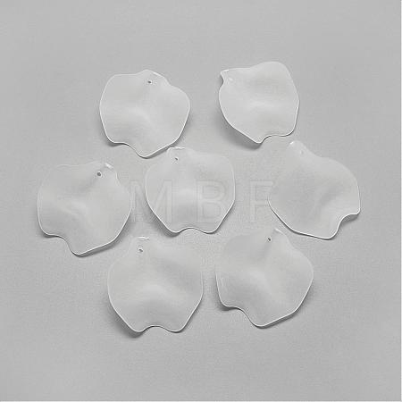 Transparent Acrylic Pendants FACR-S031-15.5mm-SB518-1
