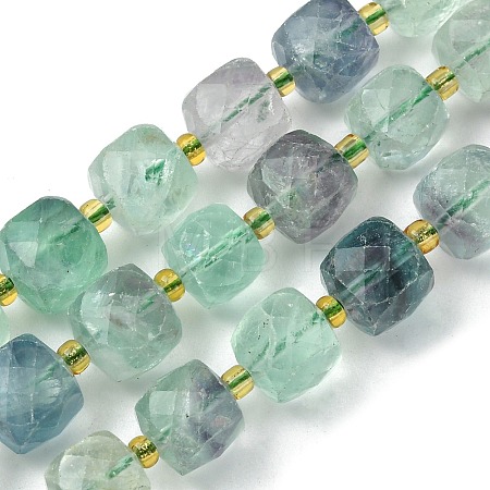 Natural Fluorite Beads Strands G-Q010-A12-01-1