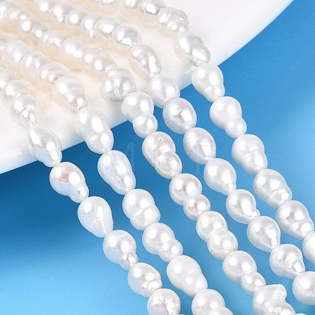 Natural Nucleated Pearl Beads Strands PEAR-N012-02Q-01-1