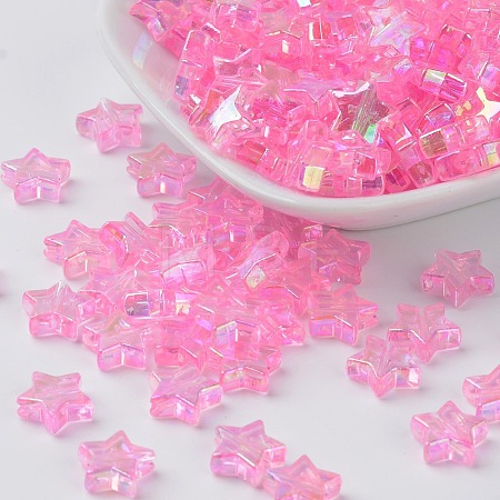 Eco-Friendly Transparent Acrylic Beads LS-X-PL556-6-1