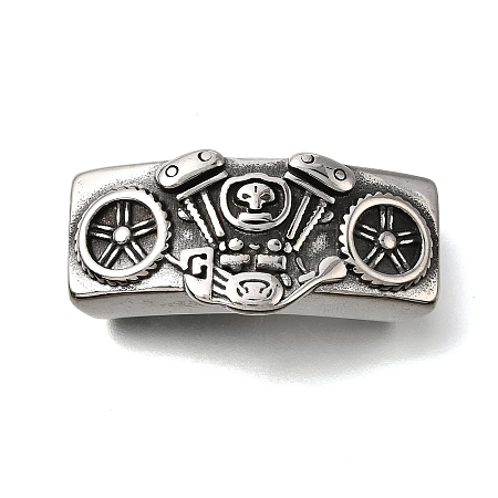 304 Stainless Steel Slide Charms STAS-F356-13AS-02-1