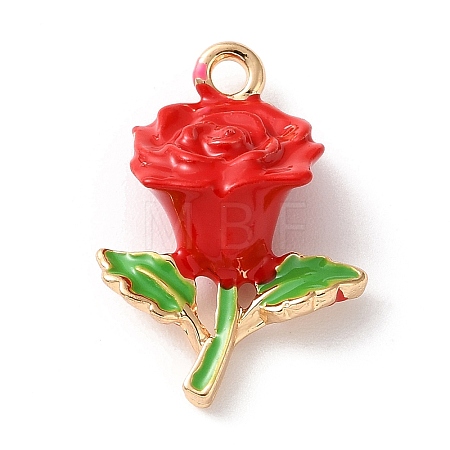 Alloy Enamel Pendants AL-CBA02ED-05G-A-1