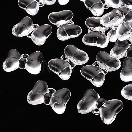 Transparent Acrylic Pendants TACR-T024-02BB-205-1