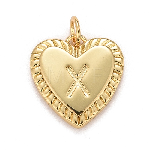 Rack Plating Real 18K Gold Plated Brass Pendants KK-E260-01G-X-1