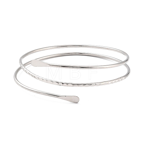 Wire Wrap Upper Arm Cuff Band X-AJEW-G033-07P-1