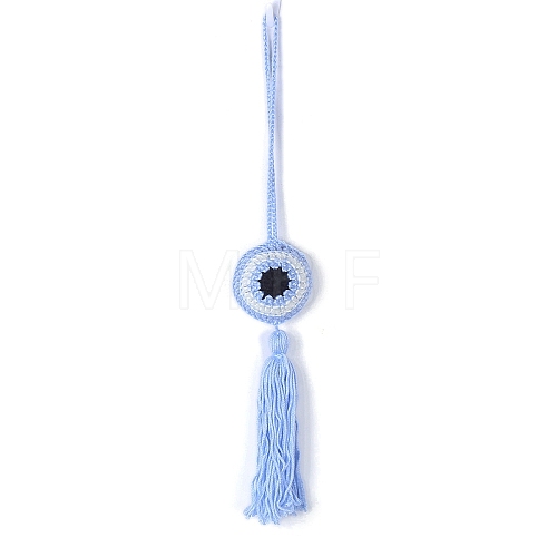 Evil Eye Cotton Braided Pendant Decorations PW-WG4B9A6-01-1