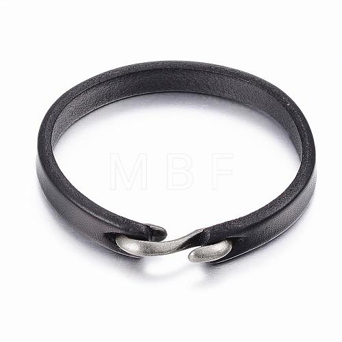 Cowhide Leather Bracelets BJEW-G575-09C-1