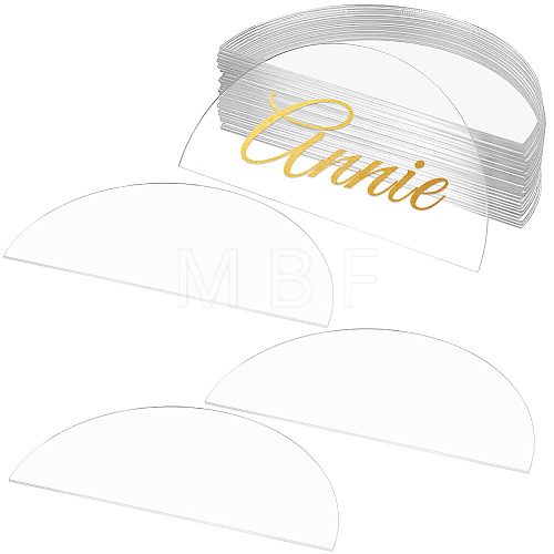 Acrylic Blank Place Card DIY-WH0430-614D-1