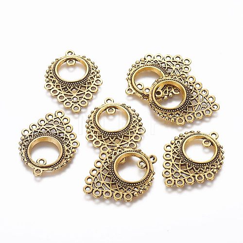 Tibetan Style Alloy Chandelier Component Links TIBE-A006-022AG-1