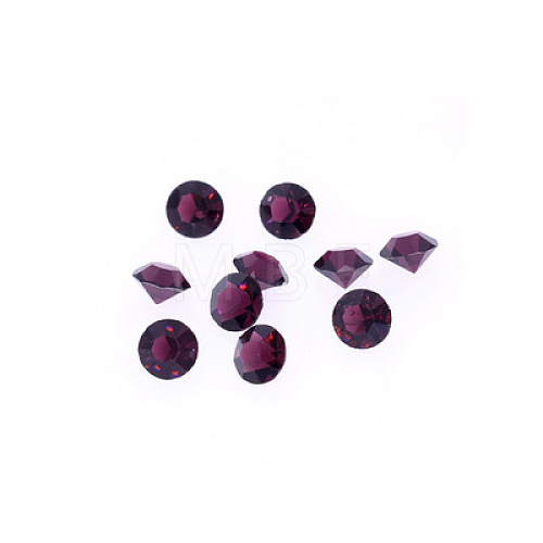 Glass Rhinestone Cabochons GLAA-TAC0005-5mm-02-1