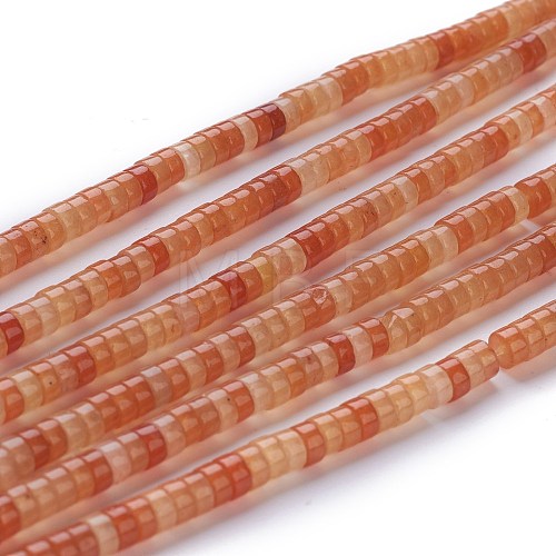 Natural Red Aventurine Beads Strands G-H230-15-1