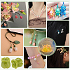 150Pcs Opaque Resin Imitation Shell Beads RESI-PH0002-77A-5
