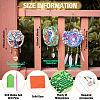 3 Sets 3 Style DIY Diamond Painting Wind Chime Kits DIY-BY0001-24-3