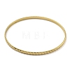 7Pcs PVD Vacuum Plating 202 Stainless Steel Bangle Sets BJEW-M317-12G-2