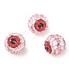 Spooky Printed Transparent Acrylic Beads AC-CBA4D01-01B-1