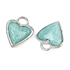 Natural Amazonite Faceted Pendants G-Z154-01P-03-2