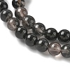 Natural Ice Obsidian Beads Strands G-P590-A03-6mm-02-4