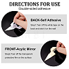 3D Plastic Self-Adhesive Man & Woman Pattern Mirror WC Sign DIY-WH0308-145A-4
