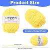 12 Skeins 4 Colors 4-Ply 60%Polyester 40%Acrylic Blended Yarn OCOR-FS0001-07B-3