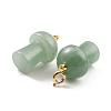 Natural Green Aventurine Pendants G-M380-C09-P-3