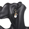 Baroque Natural Keshi Pearl Dangle Earrings EJEW-JE07037-5