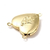 Rack Plating Brass Locket Connector Charms LS-KK-K269-07G-RS-3