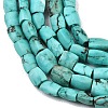Dyed Natural Crackle Turquoise Beads Strands G-K365-G03-02-8