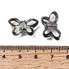 Electroplated Transparent Glass Beads Strands GL-CBA98F0-03A-4