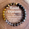 Natural Tiger Eye & Pyrite & Glass Round Bead Stretch Bracelets WG6A8BD-05-1