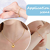 2Pcs 2 Colors 304 Stainless Steel Heart Urn Ashes Necklaces NJEW-CN0001-28B-3