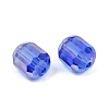 Electroplate Column Glass Beads EGLA-A043-02-AB14-2
