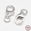 925 Sterling Silver Lobster Claw Clasps STER-F014-09C-3