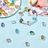40Pcs 8 Colors Transparent Handmade Lampwork Beads LAMP-YW0004-37-4